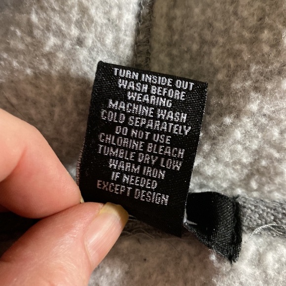 RSQ BOY’S GRAY ZIP UP FLEECE HOODIE Size S EUC - Picture 9 of 10